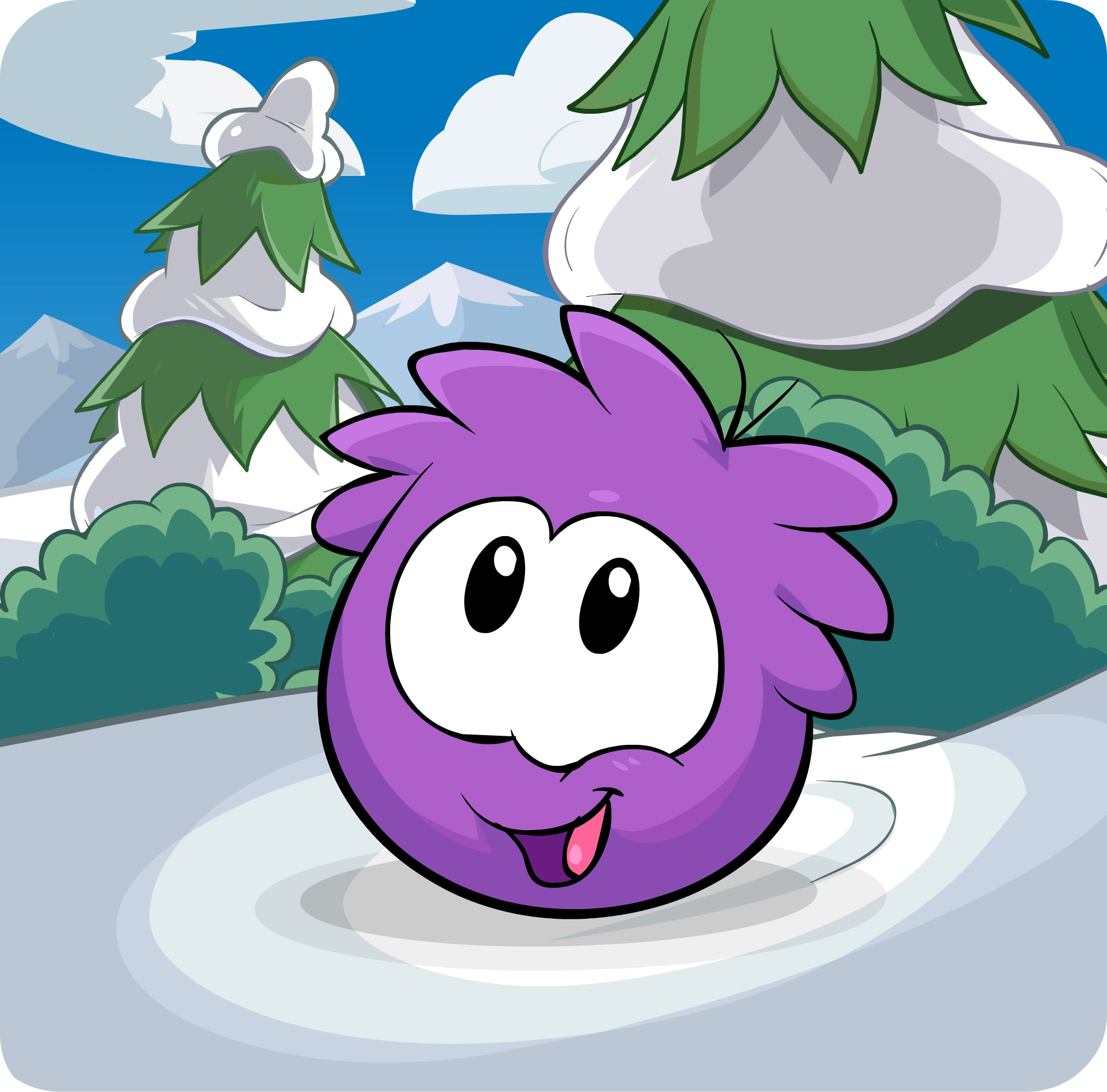 Diamond Puffle Puffle_Party_2013_Transformation_Puffle_Purple – That Penguin Game